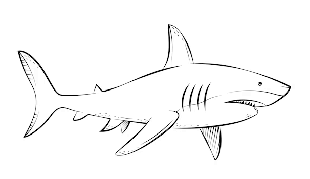 Outline:3kwoacfblso= Shark