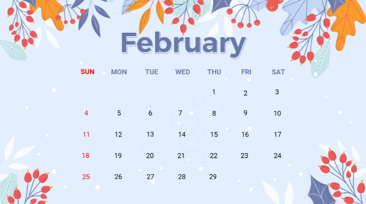 2024 Printable:1pc6nsedqz0= February 2024 Calendar